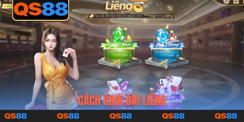 cách chơi bài Liêng