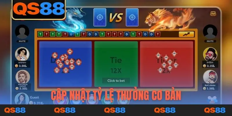 Cập nhật tỷ lệ thưởng cơ bản